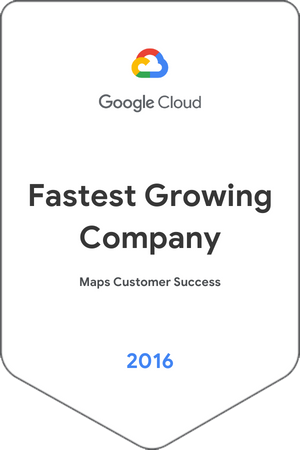 fastest growing company Google award