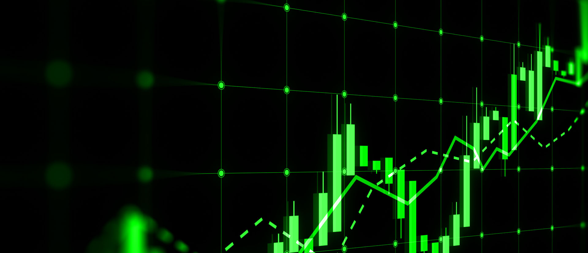 graphic of a growth chart line